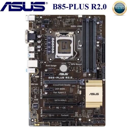 Asus B85-PLUS R2.0 Motherbaord LGA 1150 DDR3 Original Desktop Asus B85 Mainboard 32GB PCI-E 3.0 Core i7/i5/i3 1150 DDR3