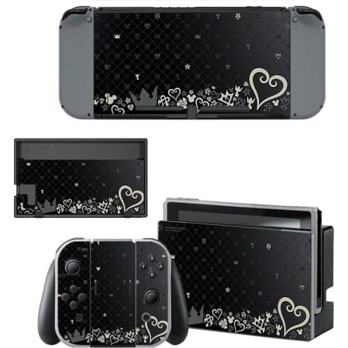 Nintendoswitch Skin Kingdom Hearts Nintend Switch Stickers Decal for Nintendo Switch Console Joy-con Controller Dock Skins