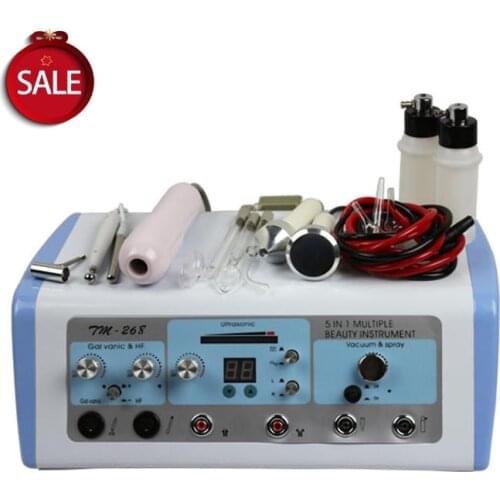 CE approved high frequency galvanic skin nurturing pore cleaning skin care facial device anti wrinkle beauty SPA machine