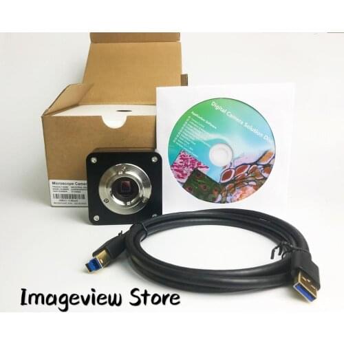 U3CMOS05100KPA USB3.0 5.1MP Mircoscope C-mount eyepiece color camera with Aptina CMOS Sensor TP105100A Imageview software