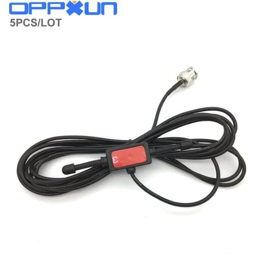 OPPXUN BNC Male Radioddity Scanner Antenna for Uniden for Motorola Two Radio BNC Glass Mount 4" Mobile Full Band Walkie Talkie