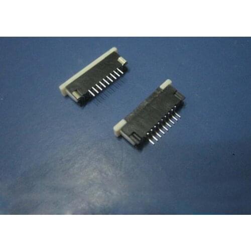 Soft-wire Socket 1.0 pitch 9-pin Connector Drawer Connection Cable Connector FPC Socket