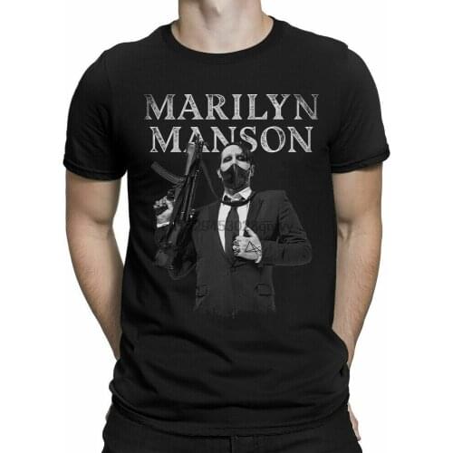 Rare Marilyn Manson T-Shirt Rock Metal Band Tee Mens All Sizes