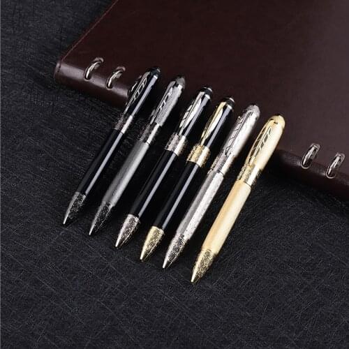 Luxury quality color Business office School office stationery Ballpoint Pen New gold pen Financial ball point pens