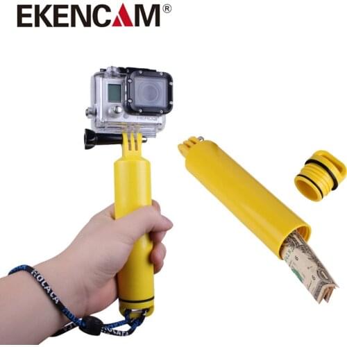 GoPro Style Detachable Floaty Bobber Floating Mount Floaty Grip Stabilizer Bobber Monopod for Sports camera Diving Action camera