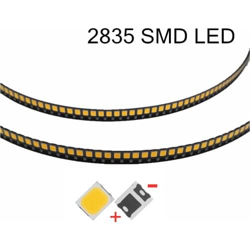 100pcs For Original LG LED LCD TV backlight lamp beads lens 1W 3v 3528 2835 cool white light bead