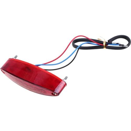 2018 Universal Motorcycle LED Tail Light Brake Indicator Lamp Motorbike Rear Lamp Modified Accessories Decorative Light