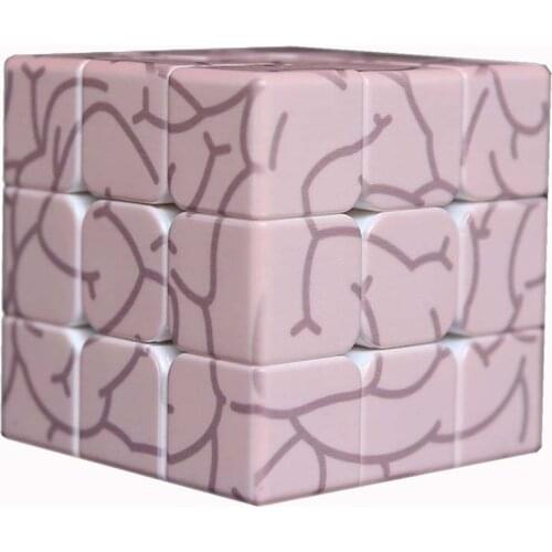 Magic Cube 3x3x3 Neo Brain Pattern Cubo Magico Puzzle 56*56*56 mm Educational Toys for Children Adult