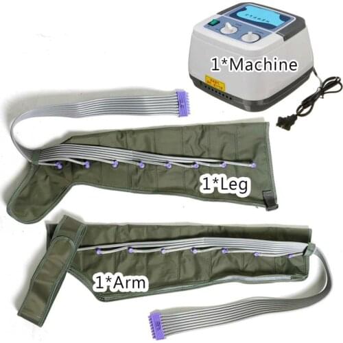 Air Chambers Compression Massager Vibration Infrared Therapy for Leg Arm Waist Pneumatic Wraps Relax Pain Relief Home Tool