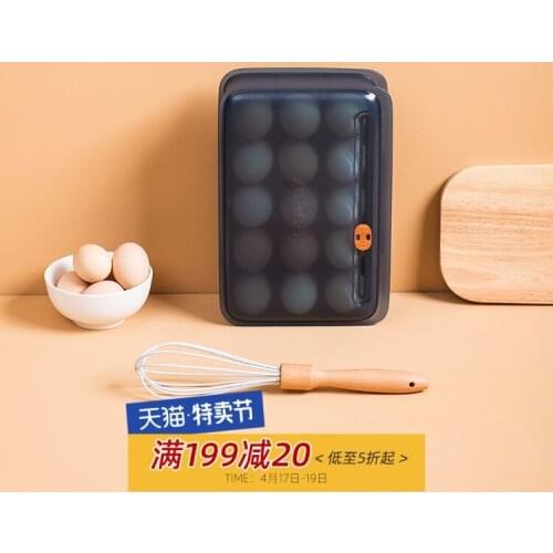 Drawer egg box refrigerator fresh home kitchen plastic outdoor portable creative egg storage box