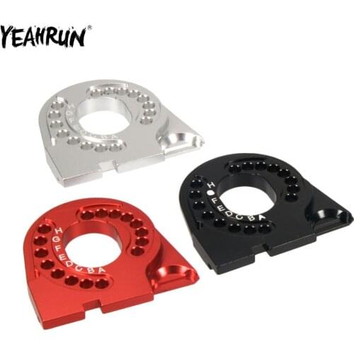 YEAHRUN CNC Metal Aluminum Motor Mount Base Seat For 1/10 Traxxas TRX-4 TRX4 RC Crawler Car Accessories