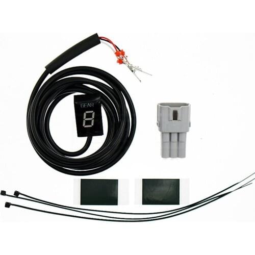 Motorcycle LCD Electronics 6 Speed 1 - 6 Level Gear Indicator Digital Gear Meter For Suzuki Intruder C800 M800 C1500 800 1500