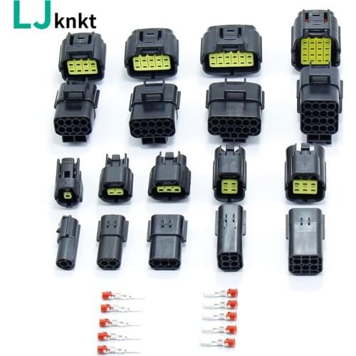 1 set 1 2 3 4 6 8 10 12 16 Pin Way Automotive waterproof connector Sealed Electrical Set Car Truck Plug