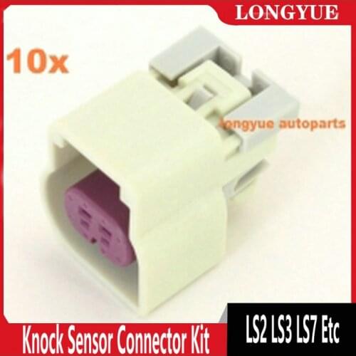 10set 2P Knock Sensor Connector Kit– LS2 LS3 LS7 Etc For GM