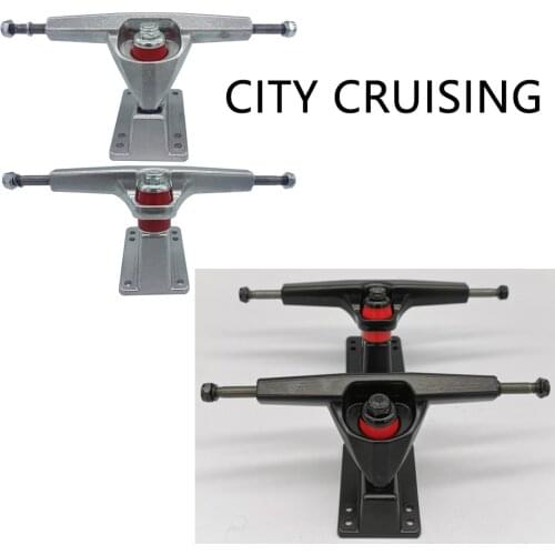 15days free return 6.25inch black silver surf skateboard trucks surf skate good qaulity skateboard trucks longboard truck