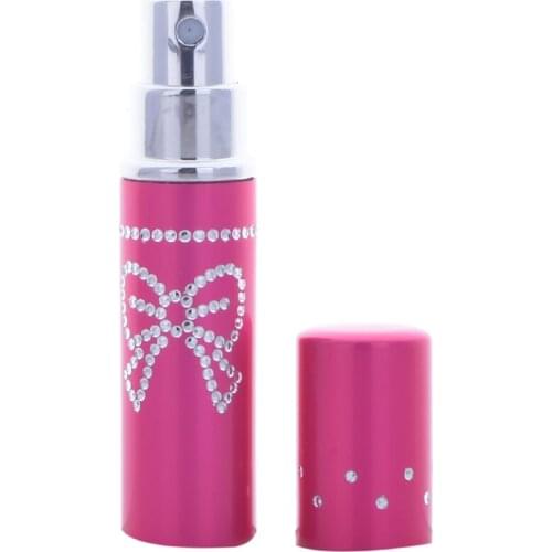 5ml 100PCS/Lot Mini Perfume Atomizer Container With Printing Butterfly Spray Bottles Cosmetic Glass Containers