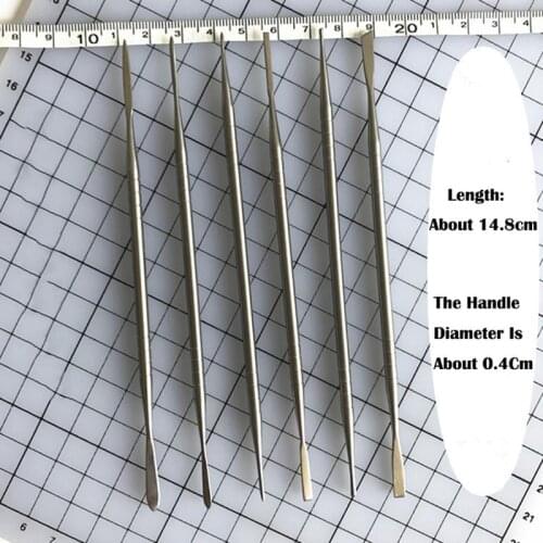 6 Pcs / Set Stainless Steel Soft Pottery Clay Carved Tools Sculpture Sculpting Knife Engrave DIY Accessories