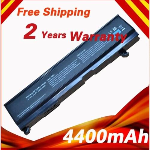 4400mAh Battery for Toshiba Satellite A100 A105 A110 A130 A80 PA3451U PA3451U-1BAS PA3451U1BAS PA3451U1BRS PA3465U PA3465U-1BAS