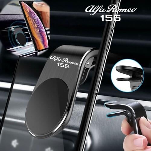Car Phone Holder For Phone In Car Mobile Support Magnetic Phone Mount Stand For Alfa Romeo 156 Auto Accessories