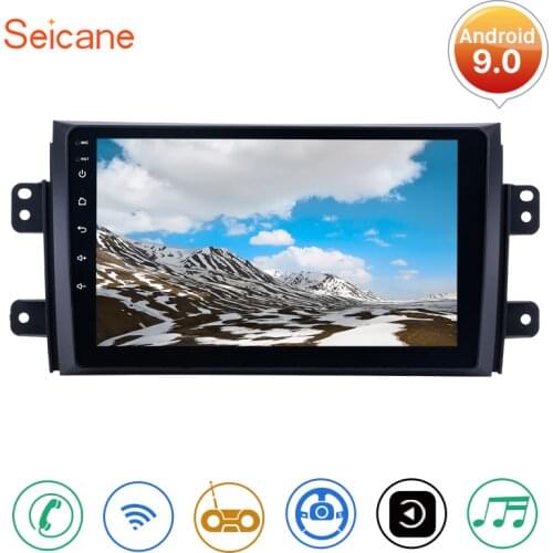Seicane Android 10.0 2din Car Multimedia Player Bluetooth WIFI GPS Navigation For 2006 2007 2008 2009 2010 2011 2012 Suzuki SX4