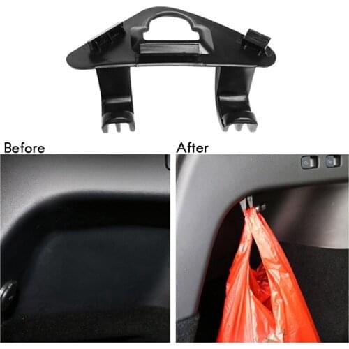 Car Rear Trunk Hook Holder Anti Swinging Pendant Storage Hanging Accessories for Tesla Model Y 2021