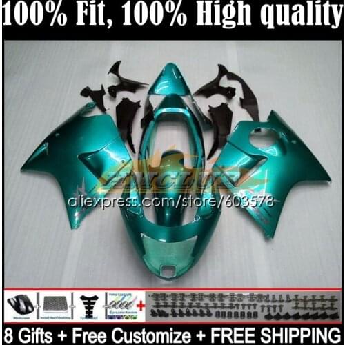 Blackbird For HONDA CBR1100XX 02 03 04 05 06 07 29CL.134 CBR1100 CBR 1100 XX 1996 1997 1998 1999 2000 2001 Fairings Gloss cyan