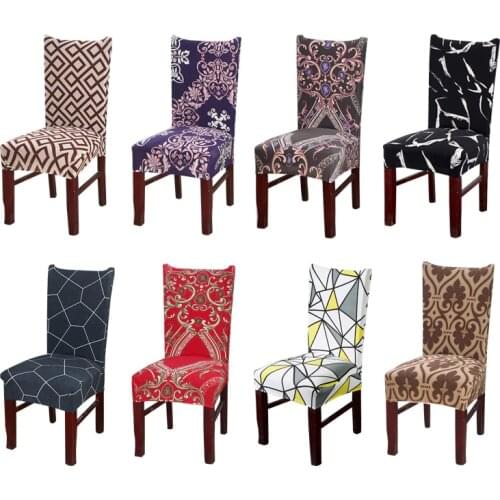 Kitchen Chair Covers Stretch Seat Cover housse de chaise Gray Slipcover Chair Towel Chair Stool Cover Spandex Chair Cover Dining