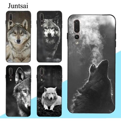 Wolf Howling Wild Teeth Case For Huawei P20 P30 P40 Pro P10 Lite Mate 10 20 30 Lite P Smart 2019 Z