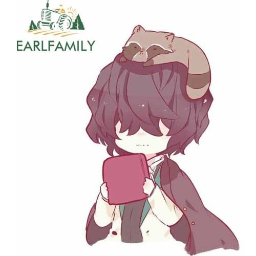 EARLFAMILY 13cm x 8.8cm For Bungo Stray Dogs Anime Car Stickers Graffiti Decal Vinyl Material Car Styling Occlusion Scratch