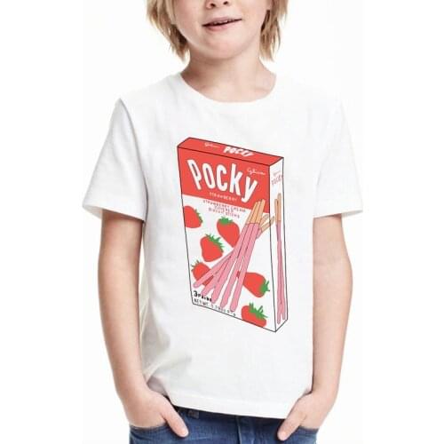 T shirt boys t shirts cute strawberry milk kids tshirt cartoon t-shirts kawaii children’s tops for girls shirts children clothes