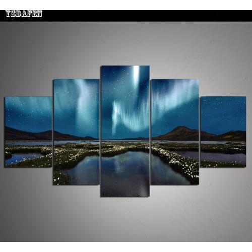 HD print olieverf Film modulaire foto Scenery poster kind room decor woondecoratie 5 stks canvas art z420