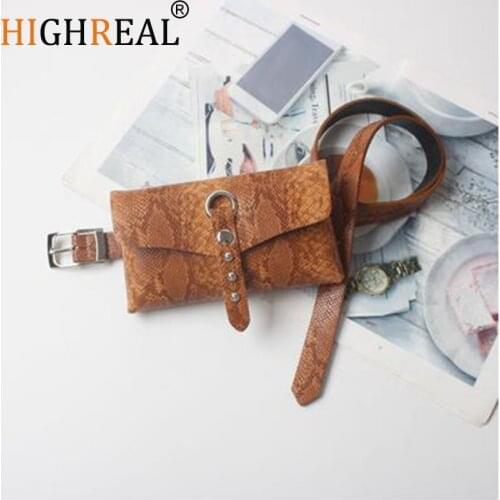 HIGHREAL Women's Waist Bags