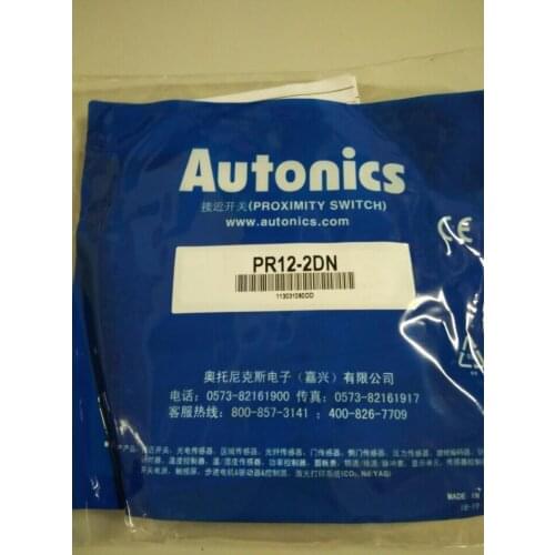 Autonics Original PR12-2DN Inductive Proximity Switch 2MM, 10-30V DC, NEW PR122DN 1pcs, PR12 2DN
