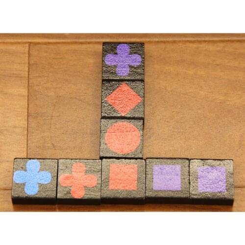 Classic Wooden Shape and Color Match Score Board Game for Family Puzzle Game