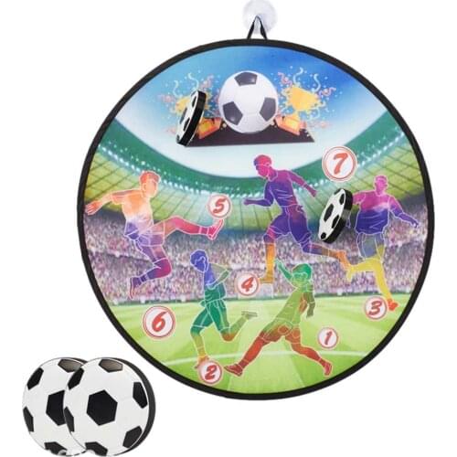 Sticky Ball Target Throw Sports Dartboard Shooting Creative Outdoor Basketball Football Sucker Toys For Children Gifts Sandbag