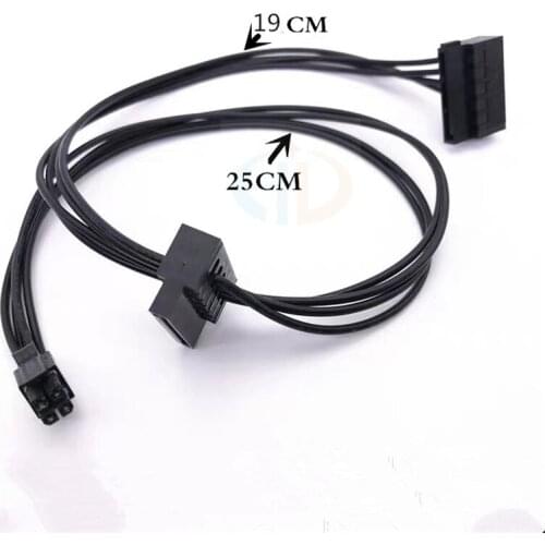 Small 4Pin to Dual SATA SSD Power Supply Cable MINI 4Pin turn 2 SATA Hard Drive Power Cord For Lenovo Main Board Interface