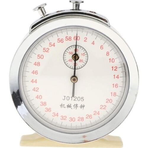 60s 0.1s Mechanical Stopwatch Digital Sports Chronograph Physics Teaching Aid Lab Instrument Count Down Running Timer