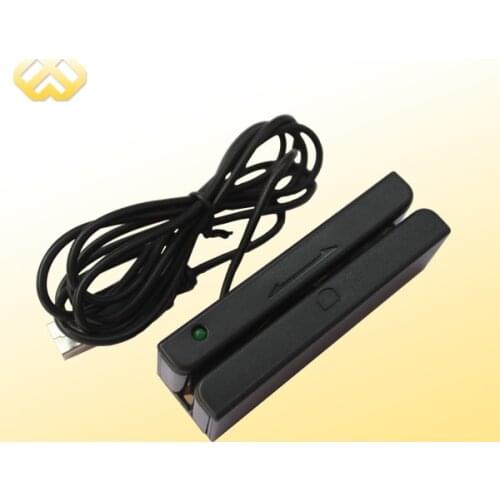 MSR01 Cheap USB/Serial/ Virtual COM Magnetic Card Reader 3 Tracks Member Card Scanner