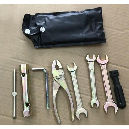 7 Pcs/set Motorcycle Repair Tool Set Pliers Wrench Spark Plug Sleeve Tool Kit Screwdriver Motorcycle Tool Accessories