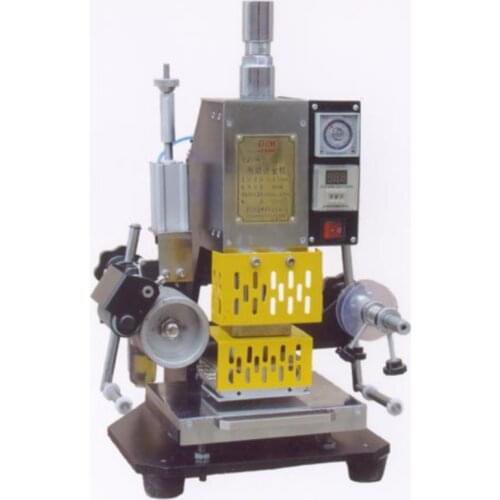 Pneumatic Hot Foil Stamping Foil Stamper Printer Leather Denting Machine 110*80mm 110V/220V 90-3
