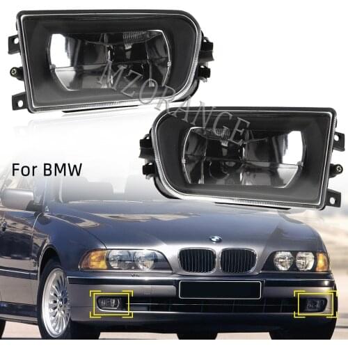 Fog Lights for BMW E39 5-Series 1997-2000 Z3 1997-2001 Fog Lamp Assembly Car Front Fog Lights Housing Lens Clear No Bulbs