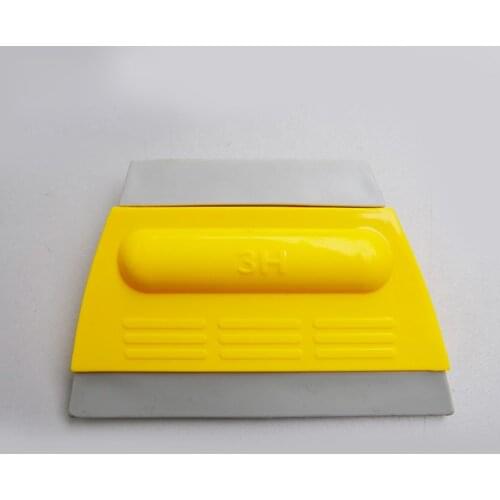 12.5*8.5cm Window Cleaning Washing Squeegee In Yellow For Car Windscreen Windows Tinting MO-202
