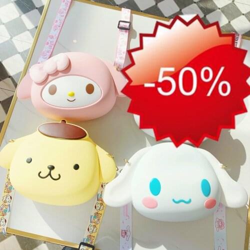 Cute Cartoon Silica Gel Shoulder Bags Luxury Handbags Women Bags Designer Girls Clutch Purses Fashion Ladies Portable Handbags