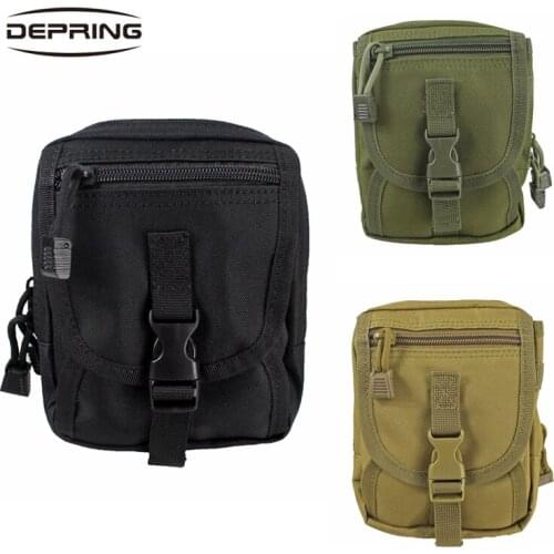 Tactical Waist Bags Portable Military Molle Belt Waist Bag Pocket Compact EDC Pouch Utility Gadget Pouch