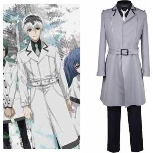 High-Q Unisex Anime Cos Tokyo Ghoul 2 kaneki ken Daily Uniform suit Cosplay Costumes Sets