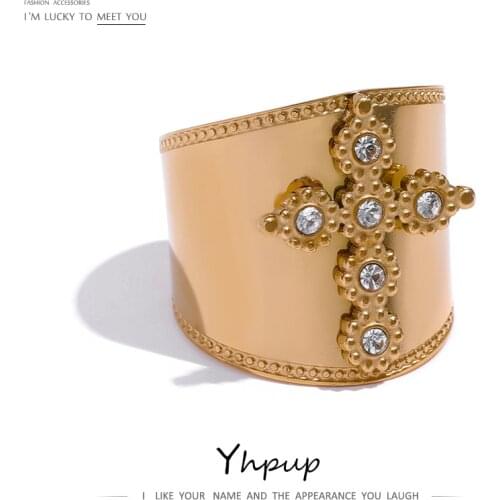 Yhpup Rings With Cubic Zirkonia For Women