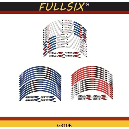 Motorcycle Parts Thick Edge Outer Rim Sticker Stripe Wheel Decals Stickers For BMW G310R G310 R G 310R G 310 R