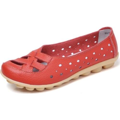 Women Flats Genuine Leather Women Shoes Female Casual Flat Ballet Women Loafers Shoes Flat Womens Shoes Leather Chaussures Femm