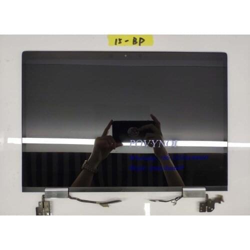 For HP Envy X360 15T-BP000 LCD display FHD touch screen full hinge up Silver