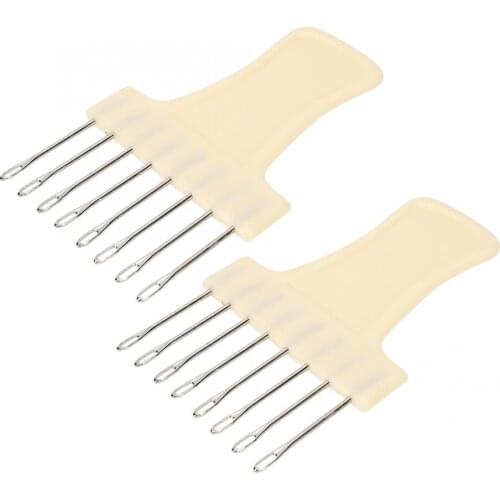 2Pcs Knitting Machine Transfer Comb 8 Needles for Brother KH260 KH230 KH270 SK151 SK155 Sewing Supplies